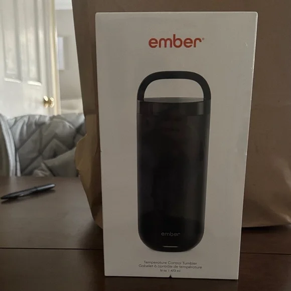 Ember Black Temperature Control Tumbler 16oz - Picture 1 of 4